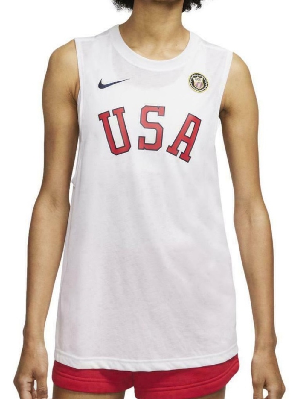 NIKE Women's Team USA Dri-FIT Graphic Muscle Tank Top